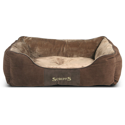 Chester Box Dog Bed (in Chocolate Brown, Dark Grey or Graphite Grey) by Scruffs