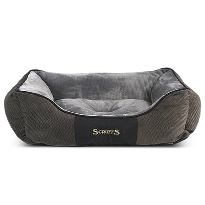 Chester Box Dog Bed (in Chocolate Brown, Dark Grey or Graphite Grey) by Scruffs