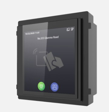 Hikvision 4 inch Modular Door Station Touch Display Mifare Card Reader