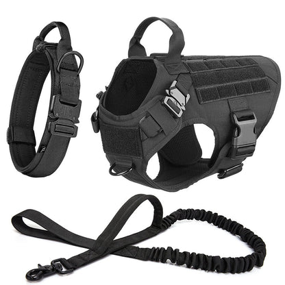 Dog Collar Military Dog Harness And Leash Set