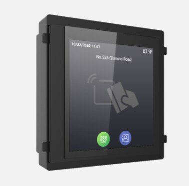 Hikvision 4 inch Modular Door Station Touch Display Mifare Card Reader